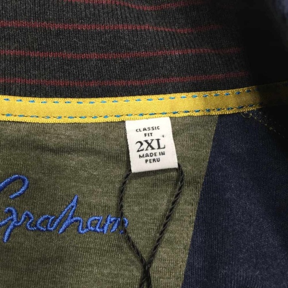 Robert Graham Elliot 1/4 Zip Sweater - Picture 7 of 8